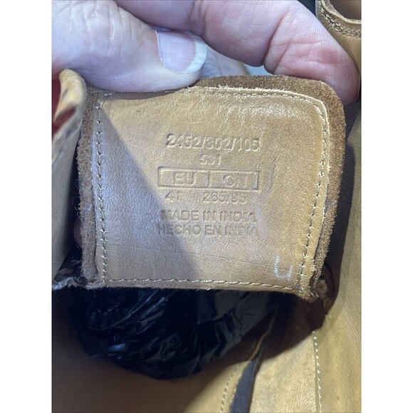 Zara Leather monk strap shoes Size 41 Brown 2452/302/105 531 255/95 - Picture 11 of 15